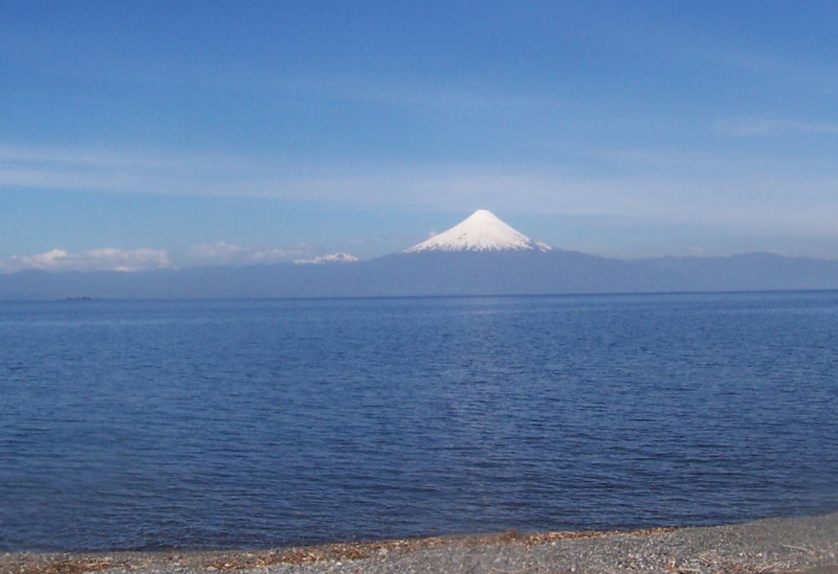 Llanquihue See und Osorno Llanquihue See und Osorno