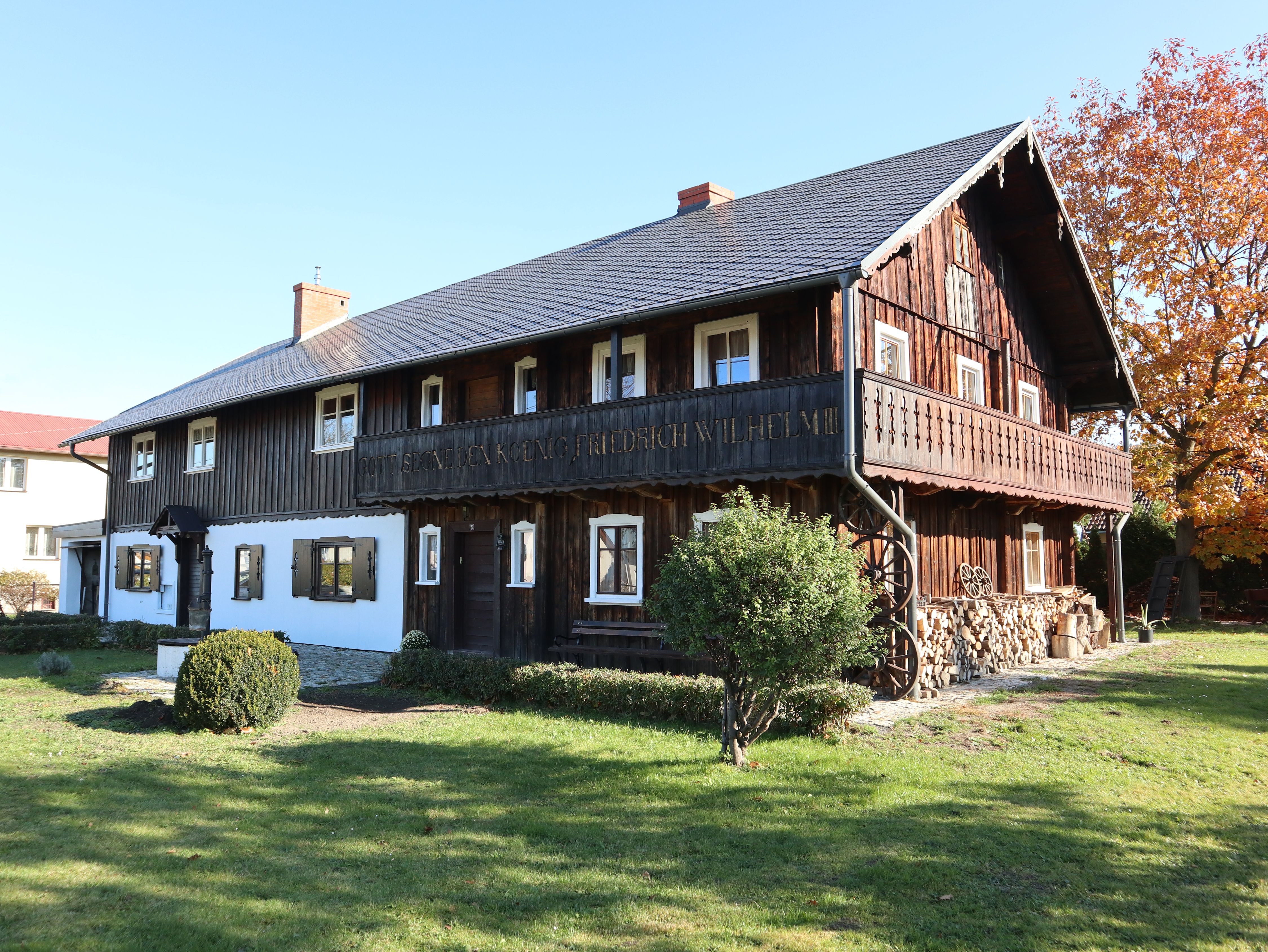 Tiroler Haus Lublasser Nr.5 in Zillerthal-Erdmannsdorf, heute Mysłakowice in Polen - Foto Archiv Bast